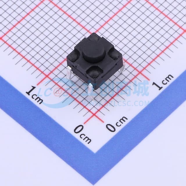 6x6x5mm;按力260±50gf;DC12V 50mA实物图