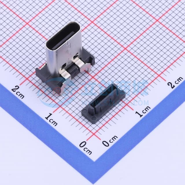 Type-C 母 立贴实物图