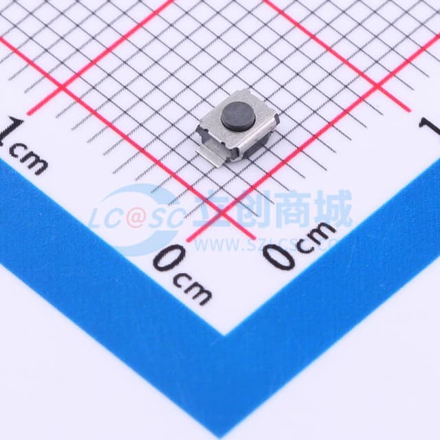 小型正按轻触开关无柱 250gf H1.5实物图