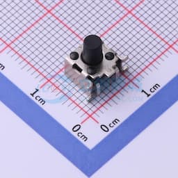 6*6*8四脚贴片带支架侧按轻触按键180gf缩略图