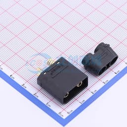 两件套 AMASS(艾迈斯)焊接注塑型 2PIN 接头XT90H-M.G.B缩略图