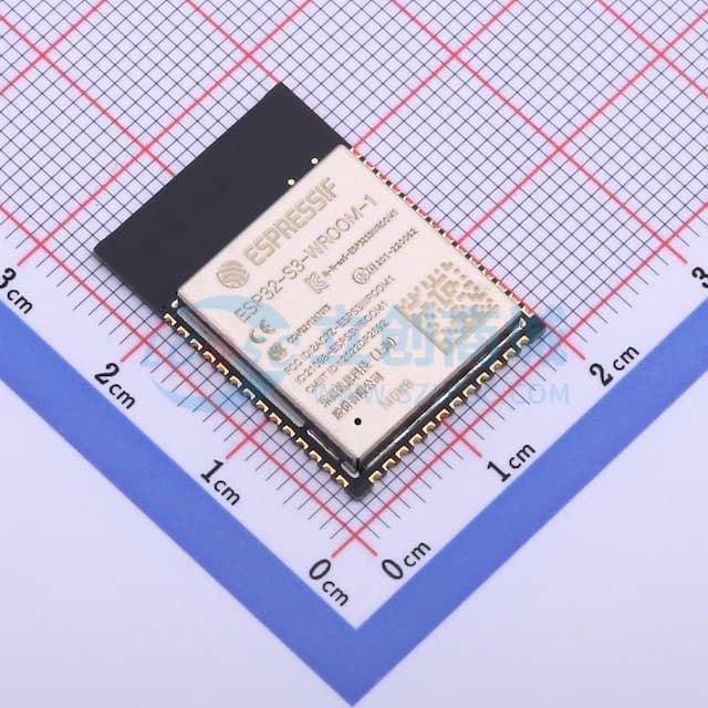通用型Wi-Fi+低功耗蓝牙MCU模组实物图