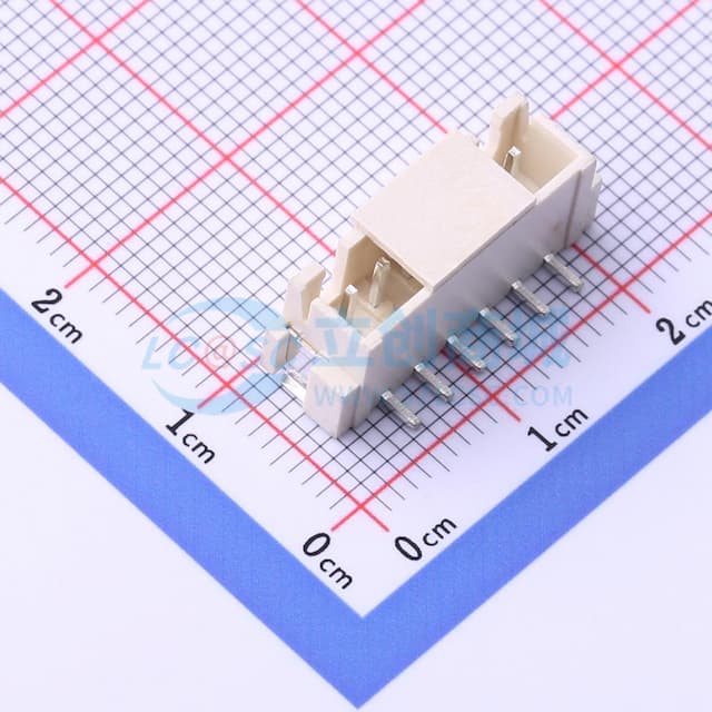 1x6P 间距:2.5mm 立贴 系列:XH实物图