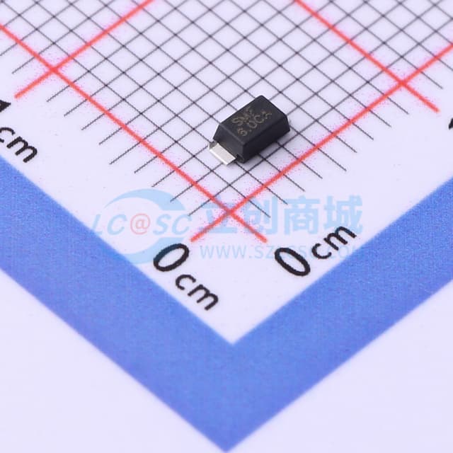 双向TVS 6V截止 峰值浪涌电流：19.4A@10/1000us实物图