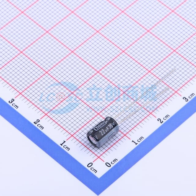 【插件】22uF ±20% 35V实物图