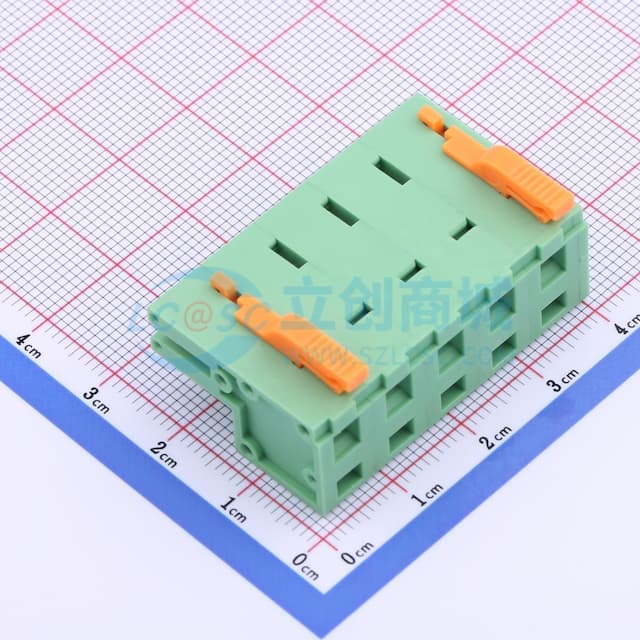 1x5P 7.5mm 排数:1 每排P数:5实物图