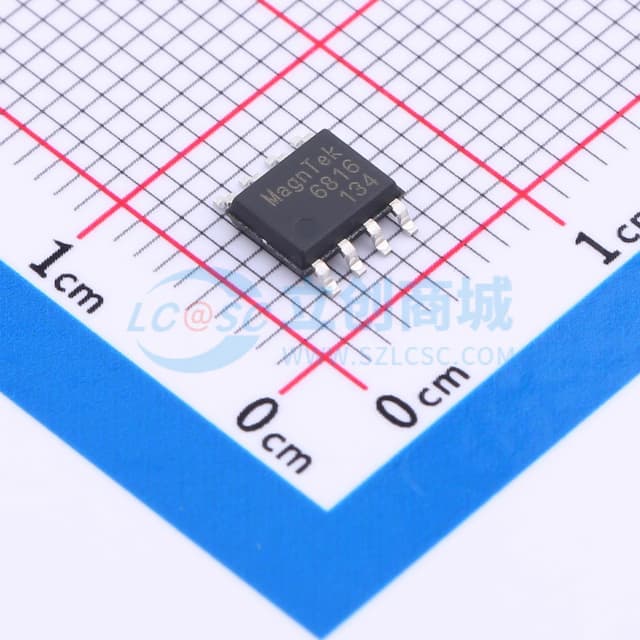 零延迟磁角位置传感器IC实物图
