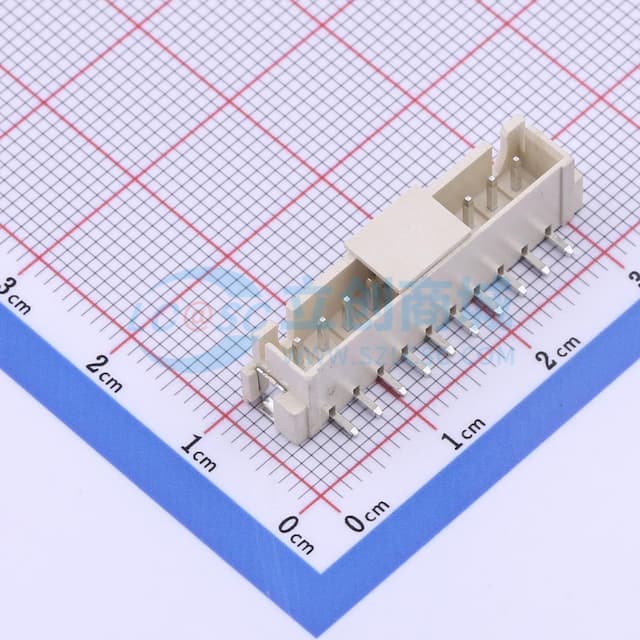 1x10P 间距:2.5mm 立贴 系列:XH实物图