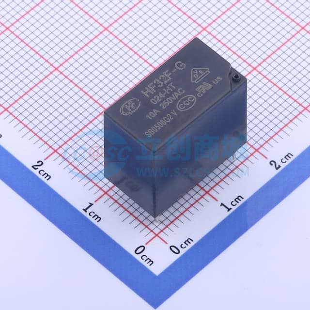 【插件】超小型中功率24V继电器 单刀单掷-常开实物图