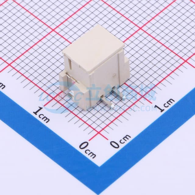 1x2P 间距:2.54mm 立贴实物图