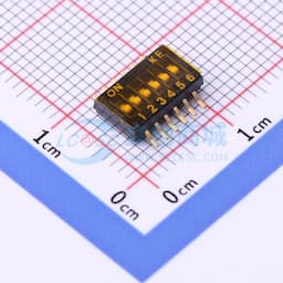 6位 1.27mm脚距贴片型 KE拨码开关 编码开关缩略图