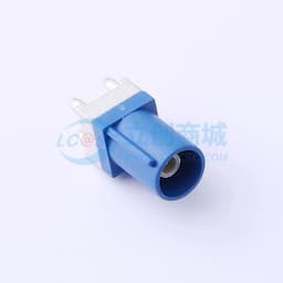 蓝色 FAKRA连接器,公头立式板端缩略图