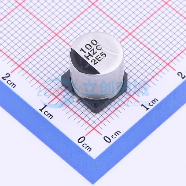 100uF ±20% 50V实物图