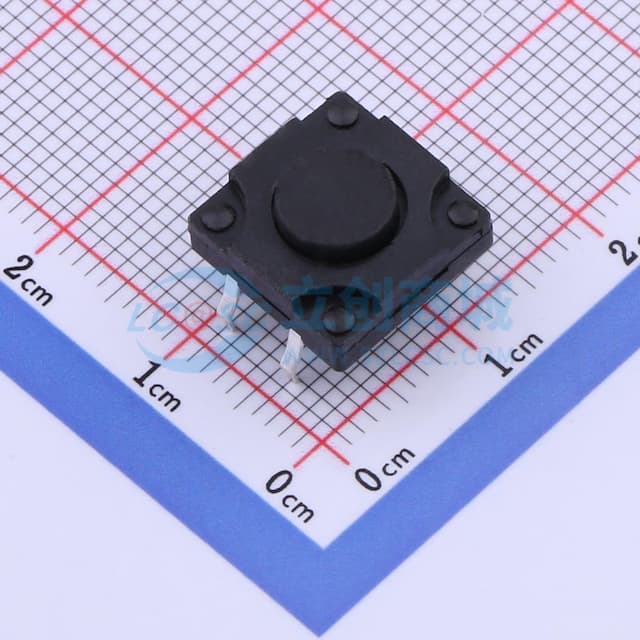 12x12x5mm;按力260±50gf;DC12V 50mA实物图