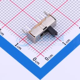 4脚3三档位SS13D07VG2 1P3T立式拨动开关,柄长4mm缩略图