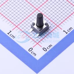 轻触开关4.5*4.5*8.0贴片四脚正按圆柄按键180gf缩略图