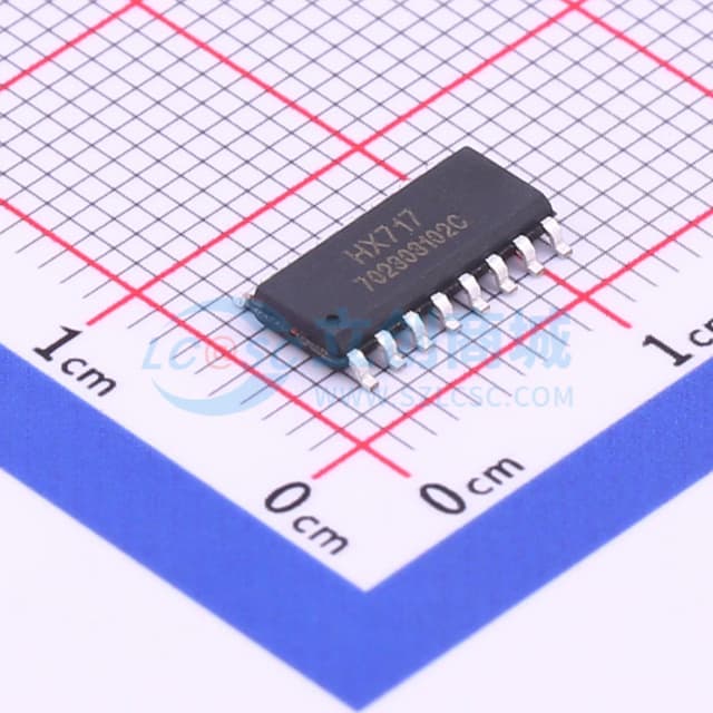 双输入通道高精度24位模/数（A/D）转换器芯片实物图