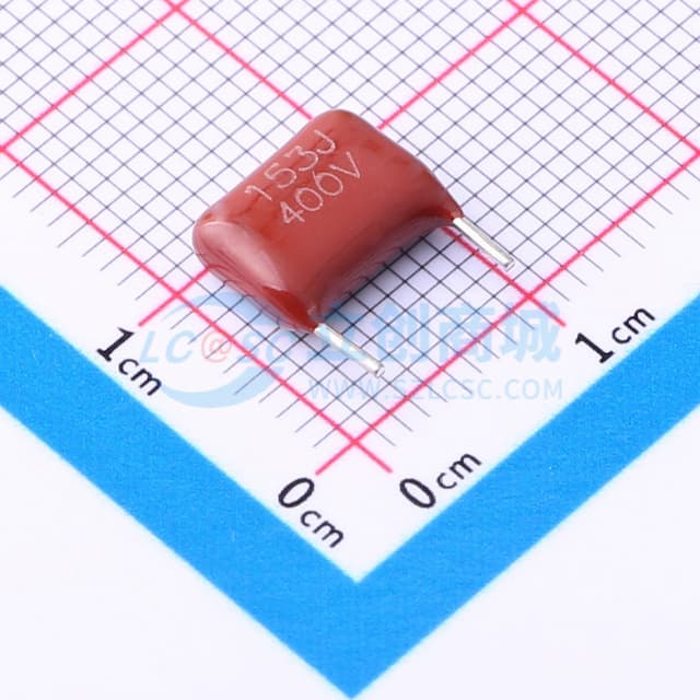 15nF ±5% 400V P=7.5 L=3.5 9.5/7/4 CL21实物图