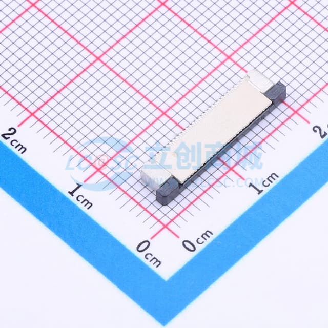 间距:0.5mm P数:27P 抽屉式 上接实物图