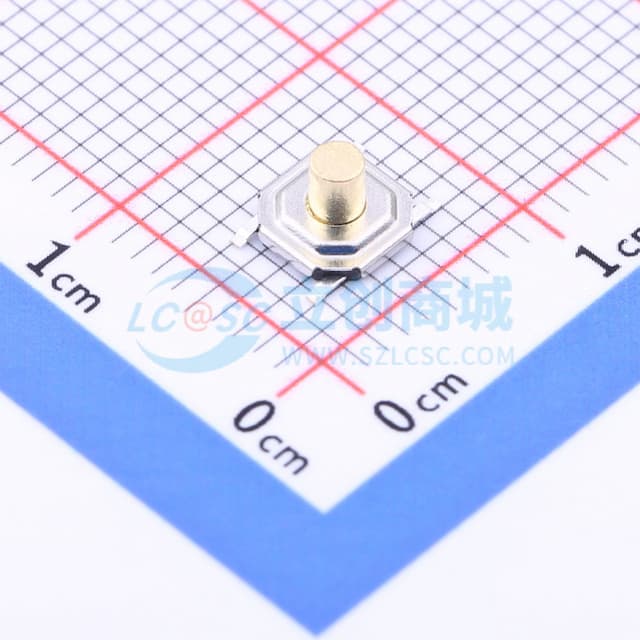 5.2*5.2*3.5mm 立贴 轻触开关实物图