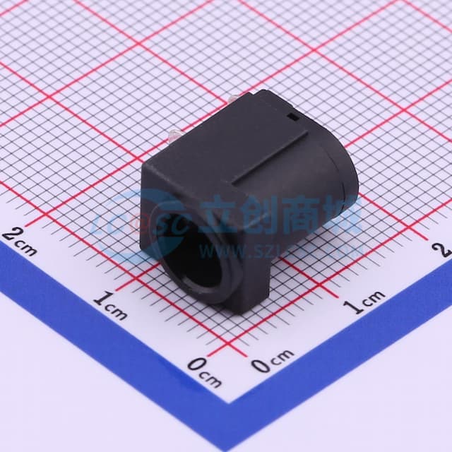 DC电源插座 内径:2.5mm 外径:8.9mm 【插件】实物图
