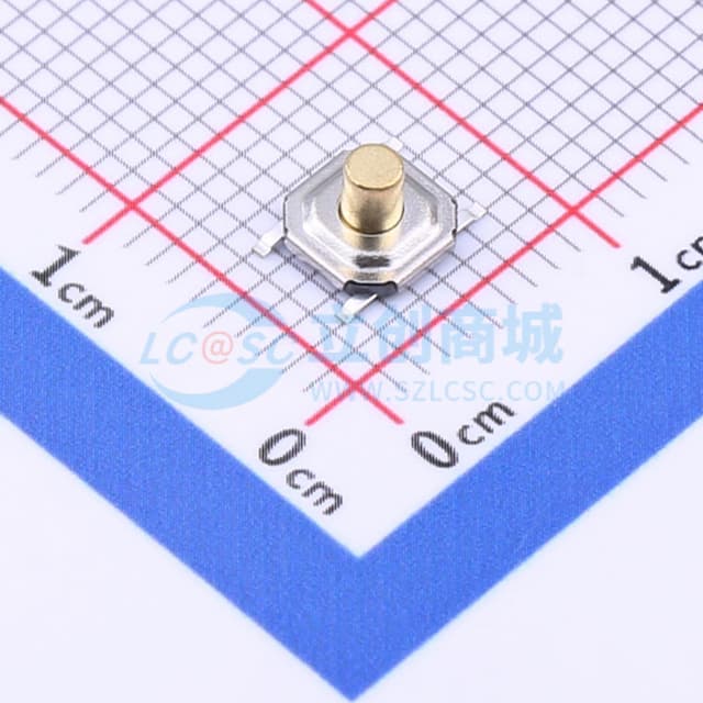 5.2*5.2*3.5mm 立贴 轻触开关实物图