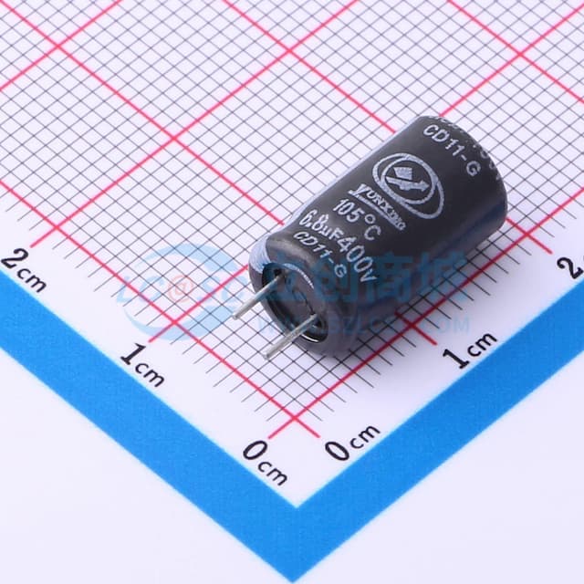 6.8uF ±20% 400V实物图