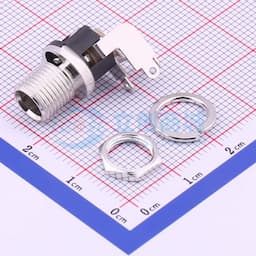 【插件】三件套 DC电源插座 内径:2.5mm 外径:8.1mm缩略图