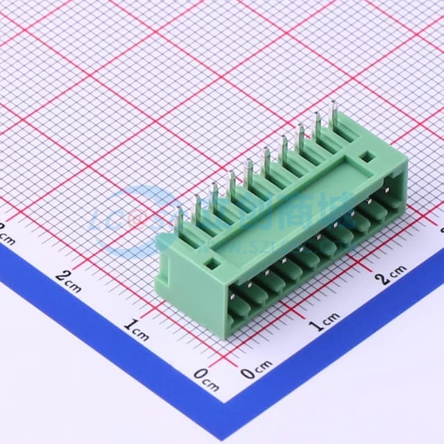 1x10P 2.54mm 排数:1 每排P数:10 【插拔】实物图