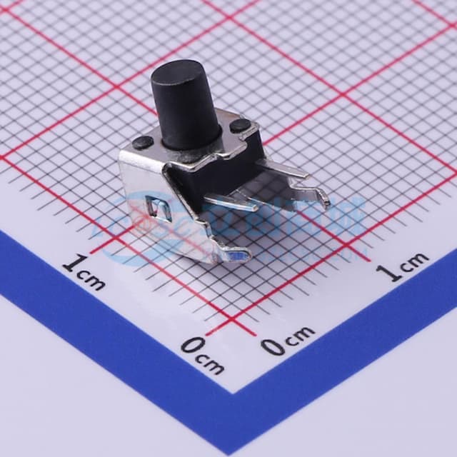 6*6*8mm 卧插 轻触开关 【轻触】实物图