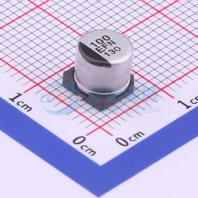 100uF ±20% 25V实物图