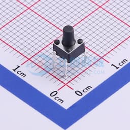 轻触开关4.5*4.5*6.5mm四脚插件圆柄正按250gf 【轻触】缩略图