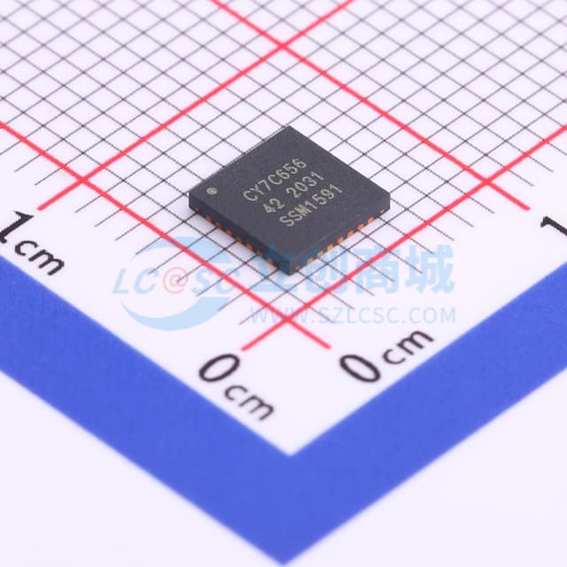 CY7C65642 - 极低功耗 USB 2.0 TetraHub 控制器实物图