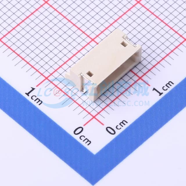 1x5P 间距:1.5mm 卧贴 系列:ZH实物图