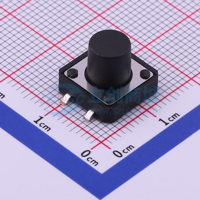 12*12*9.5mm 立贴 轻触开关实物图