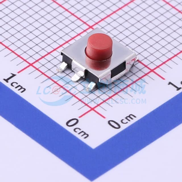 6.4*6*3.7mm 立贴 轻触开关实物图