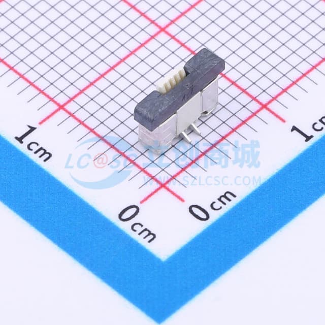 间距:0.5mm P数:4P 抽屉式 单侧触点/垂直实物图