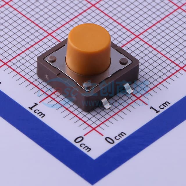 12*12*8.5mm 立贴 轻触开关实物图