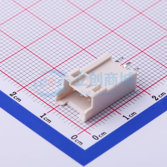 1x3P 间距:2.5mm 直插 系列:XA 【插件】实物图