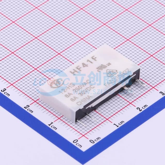 超小型中功率12V继电器 单刀单掷-常开 【继电】实物图