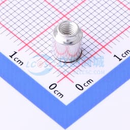 雄和远景，电路板表贴圆螺母柱，M3Xφ5.56X5+1.53，铜镀锡，编带装缩略图
