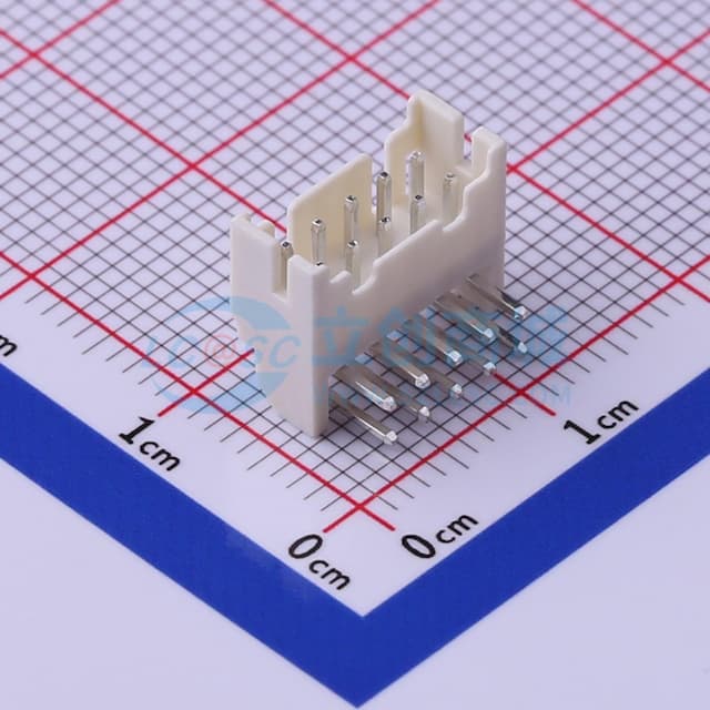 2x5P 间距:2mm 弯插实物图