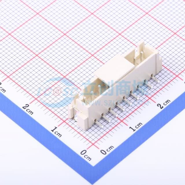 1x9P 间距:2.5mm 立贴 系列:XHB实物图