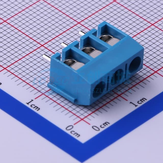 5mm 1x3P 排数:1 每排P数:3 直插 【螺钉】实物图