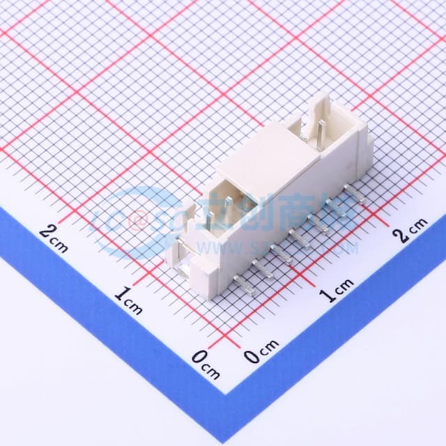 1x7P 间距:2.5mm 立贴 系列:XH实物图