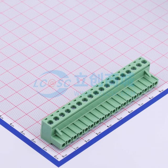 1x18P 5.08mm 排数:1 每排P数:18实物图