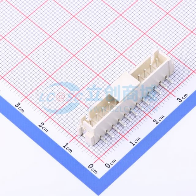 1x12P 间距:2.5mm 立贴 系列:XH实物图