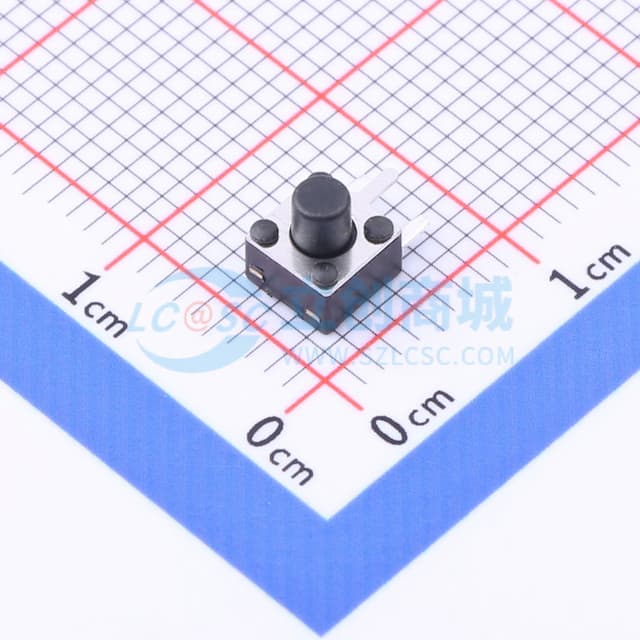 4.5*4.5*5mm 立贴 轻触开关 【插件】实物图