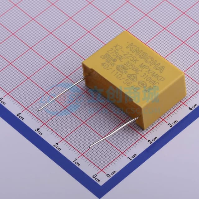 2.2uF ±10% 275V 305V 310V 等级:X2实物图