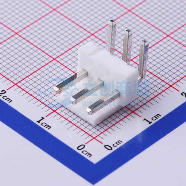 1x3P 间距:3.96mm 弯插 【插件】实物图